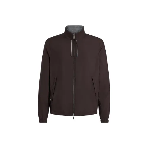 Ermenegildo Zegna Темно-бордовый цвет Мужские Куртки