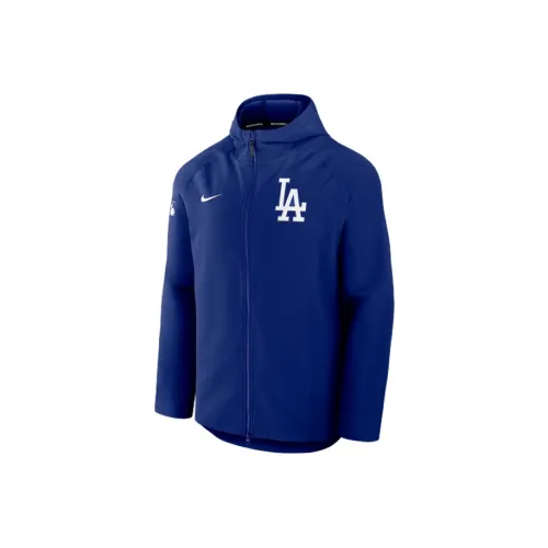 Nike x MLB Лос-Анджелес Доджерс Therma Therma Full Zip Куртка Мужская Королевский Синий