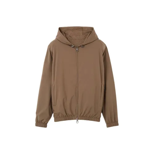 Loro Piana FW24 Куртки и Пальто Мужской Желудево-коричневый