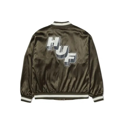 HUF FW24 Бейсбольная куртка Унисекс Оливковый