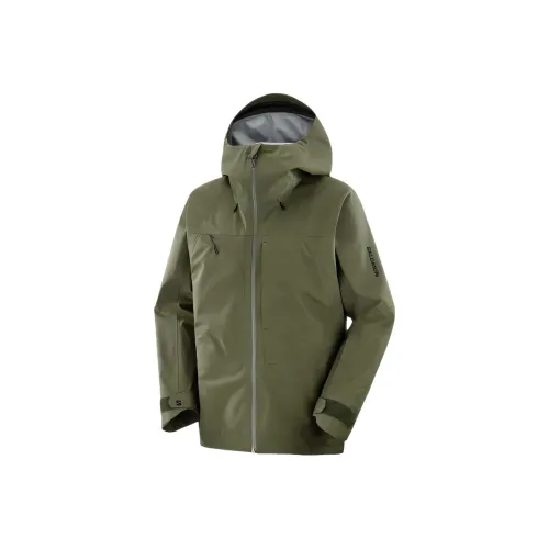 SALOMON SONIC 3 Куртки и Пальто Мужской Листовой Зеленый