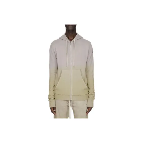 RICK OWENS совместный бренд RO FW23 Толстовка на молнии в цвете ACID Degrade кашемир KNIT Куртки Пальто Унисекс Градиентный