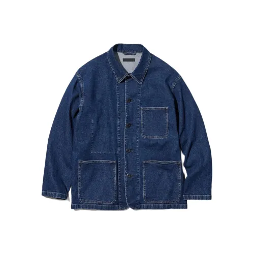 UNIQLO Морской синий Унисекс Куртки