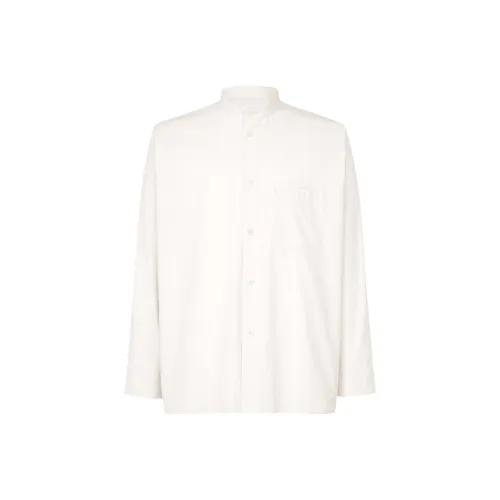 Homme Plissé Issey Miyake Рубашка Мужская Белая