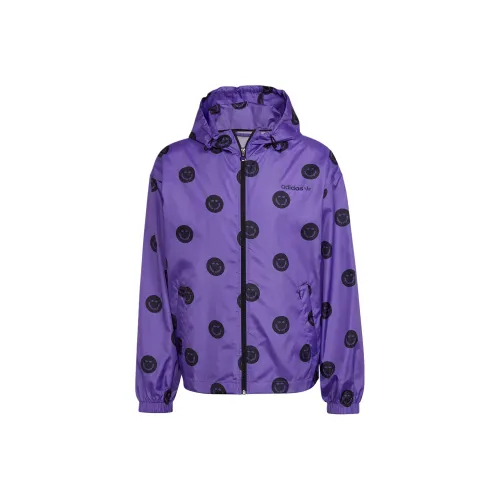 Adidas Originals ALLOVER PRINT Ветровки и Пальто Мужской Фиолетовый