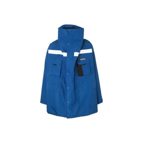 Balenciaga Куртки и Пальто Стандартный крой Мужской Синий