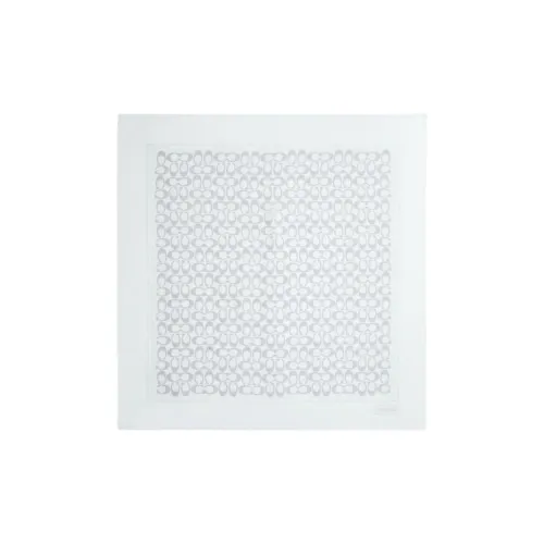 COACH Тутовый шелк шелковые шарфы унисекс серый