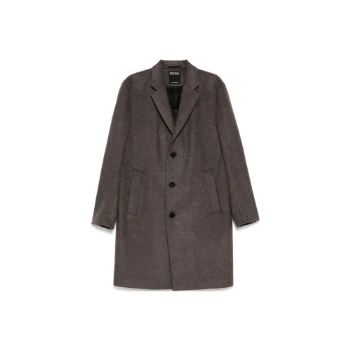 Ermenegildo Zegna Умбра Мужское Пальто