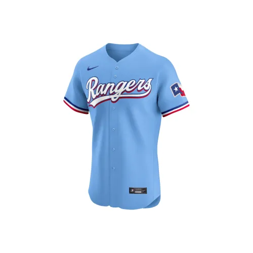 Nike Texas Rangers Синий Мужской Бейсбольная Джерси