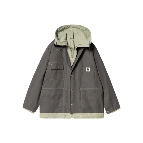 sacai Carhartt WIP Collaboration Co Branded SS24 Серый Унисекс Куртки