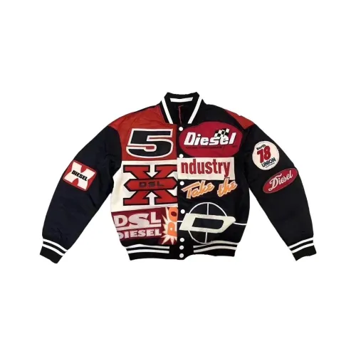 DIESEL Черные Мужские Бейсбольные Джерси