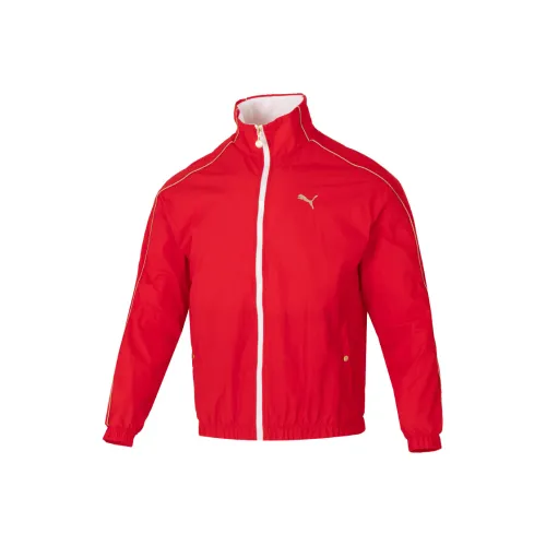 PUMA Red Men's Jackets PUMA Красный Мужские Куртки