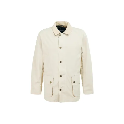 BARBOUR Белый Мужской Куртки