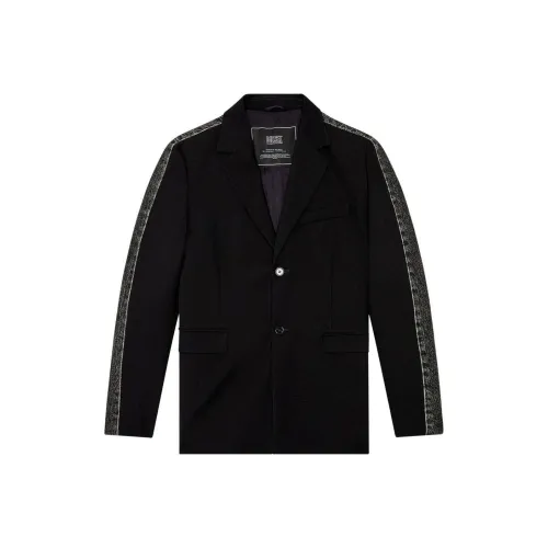 DIESEL Мужские черные куртки