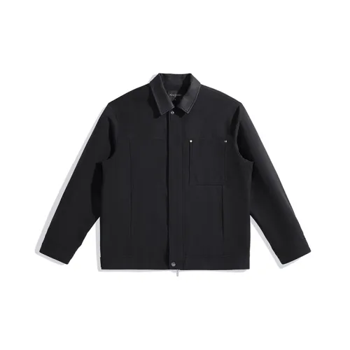 PEACEBIRD MEN Отложной воротник Админ Куртка Мода Свободный крой Повседневная Куртка Куртка Мужская