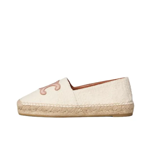 CELINE Espadrilles Женские Молочно-белые
