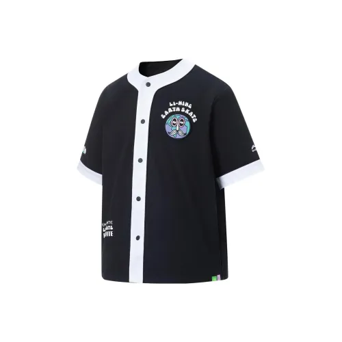 LINING Li Ning x Steven Harrington Черный Мужской Бейсбольная Джерси