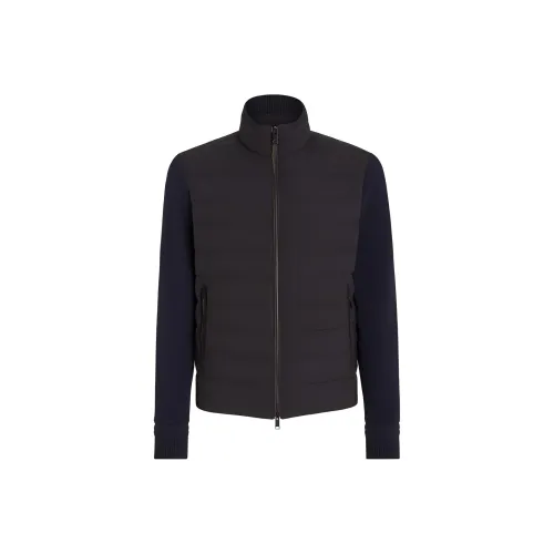 Ermenegildo Zegna Черные Мужские Куртки