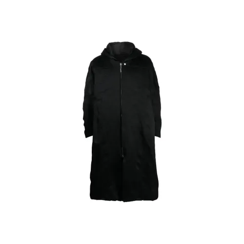 RICK OWENS совместное брендирование Черное мужское пальто