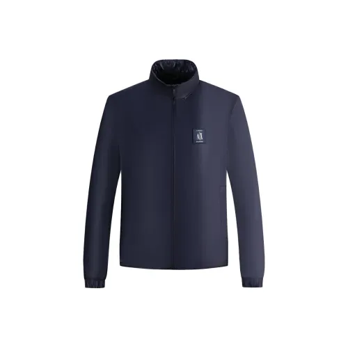 ARMANI EXCHANGE Мужские куртки морского синего цвета