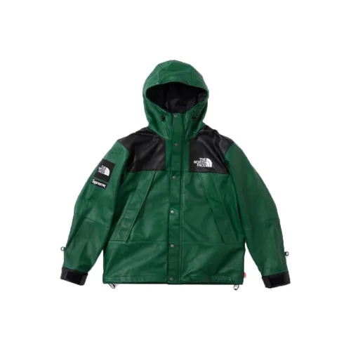 Supreme Tnf Joint Series Унисекс Кожаные Куртки