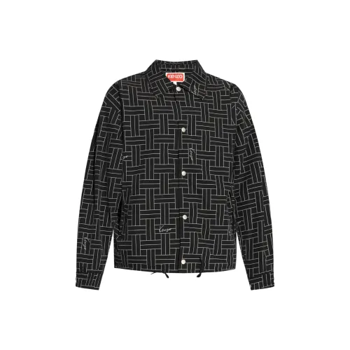 KENZO SS24 Куртки и Пальто Мужской Черный