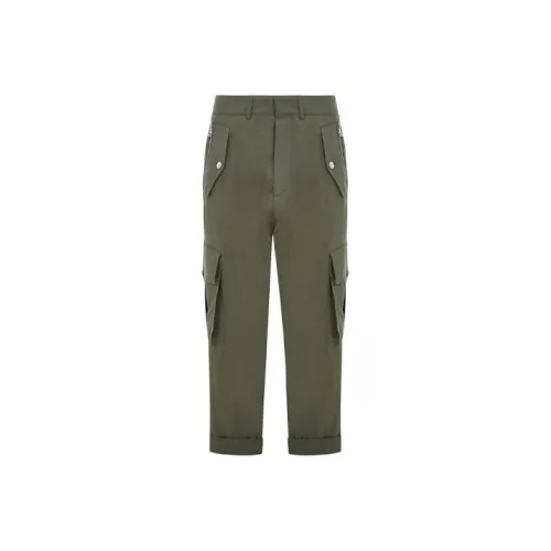 BALMAIN Хаки Мужские Карго Брюки