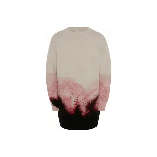Alexander McQueen Мужские свитера цвета айвори