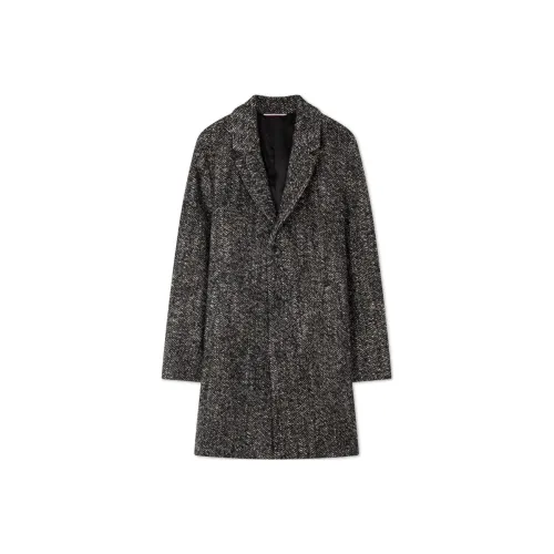 Tommy Hilfiger Пальто Мужское Черное Серое