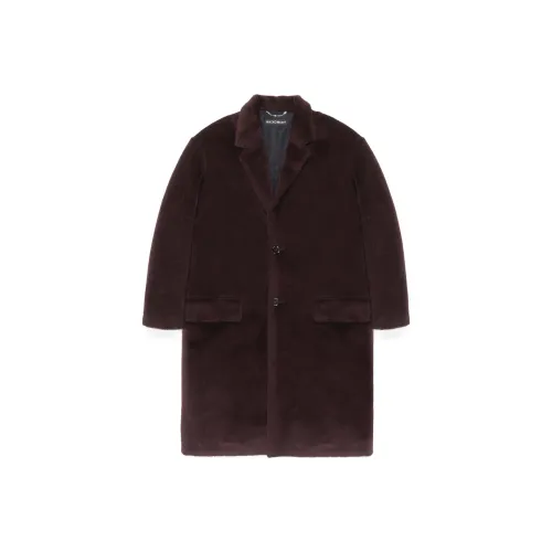 WACKO MARIA x DORMEUIL Collaboration Пальто Унисекс Бордовый