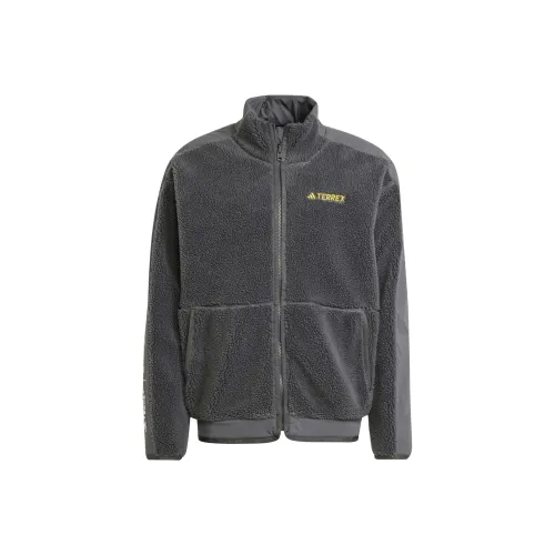 Adidas x TERREX X National Geographic FW24 ©National Geographic Куртка Бархат Feel Куртка Унисекс Темно-серый