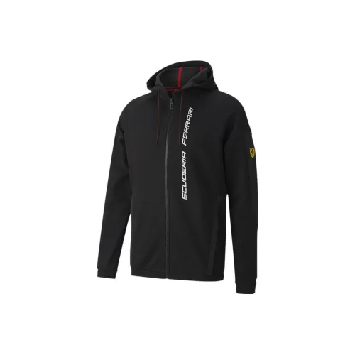 PUMA Scuderia Ferrari Куртки и Пальто Мужской Черный