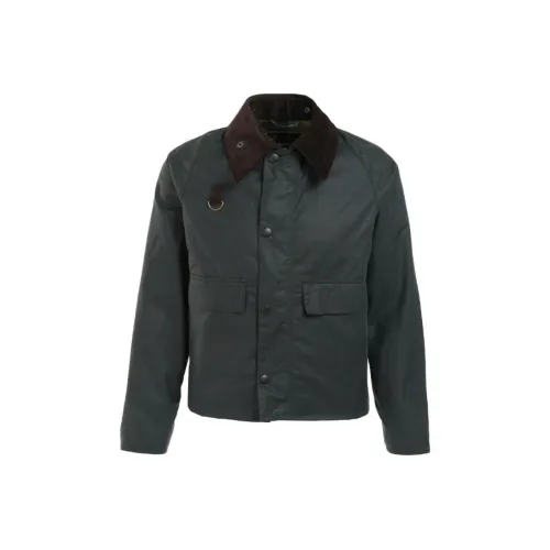 BARBOUR Темно-зеленые мужские куртки