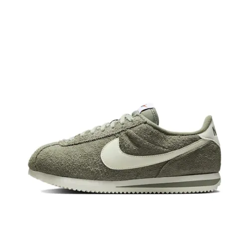 Nike Cortez Slip Resistant Abrasion Resistant Низкий Топ Повседневные Беговые кроссовки Женские Зеленый Белый