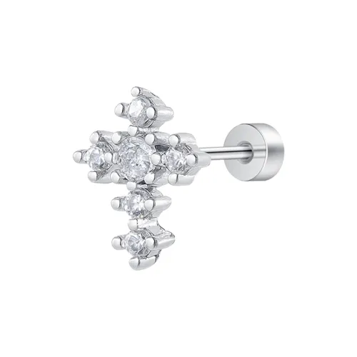 MISS XIA JWY Титановые стальные серьги-гвоздики унисекс