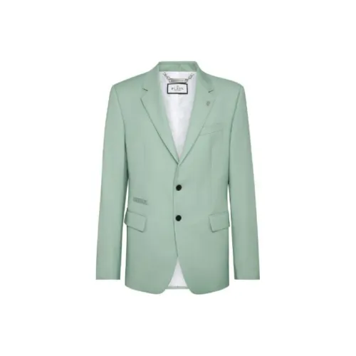 PHILIPP PLEIN Блейзер Gigolò Форма Куртки Пальто Мужской Зеленый
