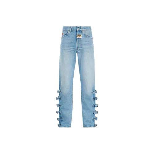 MARTINE ROSE SS24 Джинсы Мужские Синие