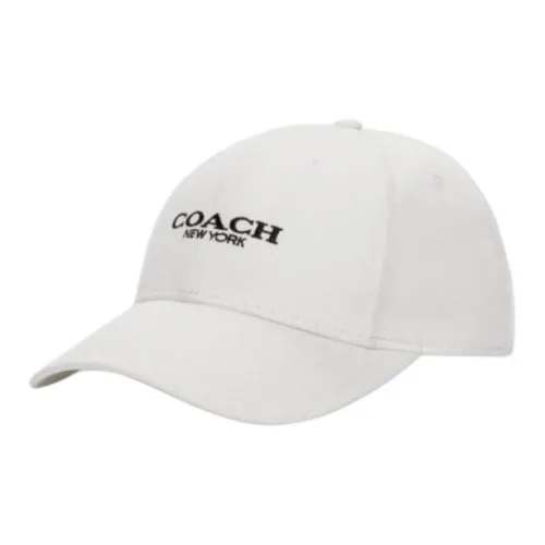 COACH Хлопок Полиэстер Бейсболки Унисекс Белый