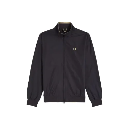 FRED PERRY Черные Мужские Куртки