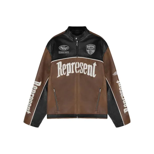 REPRESENT Коричневый Мужской Куртки
