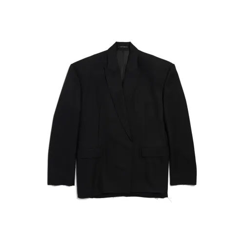 Balenciaga SS25 Куртки и Пальто Стандартный крой Мужской Черный