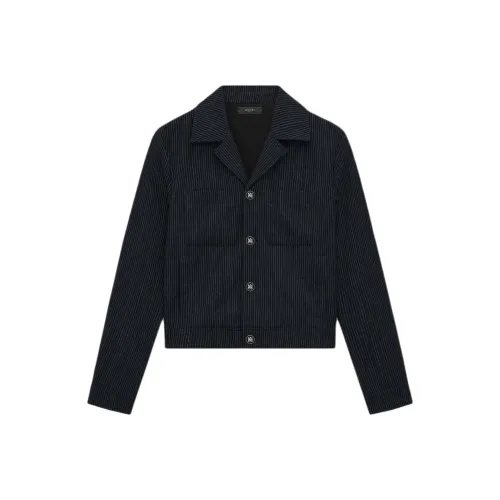 AMIRI Early Spring Collection SS25 Куртки и Пальто Мужской Полуночный Синий