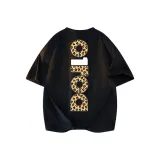 Чёрный (Жёлтый леопардовый принт)