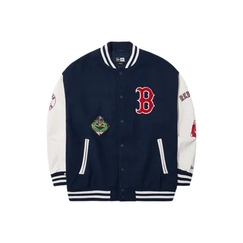 New Era Бейсбольная куртка Унисекс Темно-синий