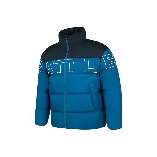 QIAODAN Пуховик Мужской Керамика Синий Черный