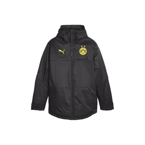 PUMA Зимняя куртка DE Football Borussia Dortmund пуховая куртка мужская черная