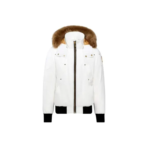 Moose Knuckles Золотой Баллистический Bomber Neoshear Куртки и Пальто Мужской Белый