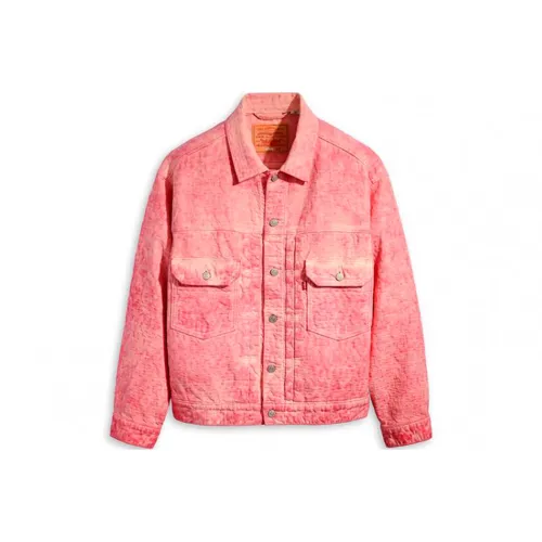 Stussy x Levi's Stussy X Levis Куртка Унисекс Розовая