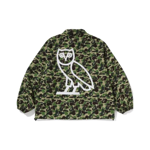 A BATHING APE x OVO Bape x OVO FW23 Куртка Унисекс Зеленый