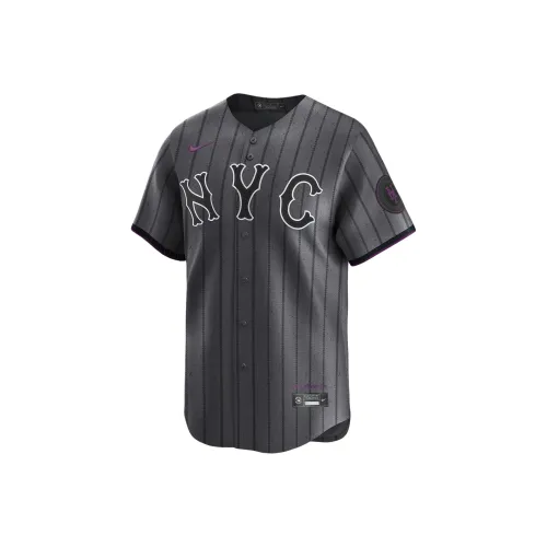nike MLB New York Mets Бейсбольная куртка Мужская Графитовая